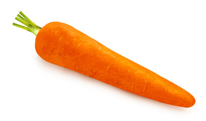 Carrot on white background, Fresh Carrot Isolaet on white with clipping path.