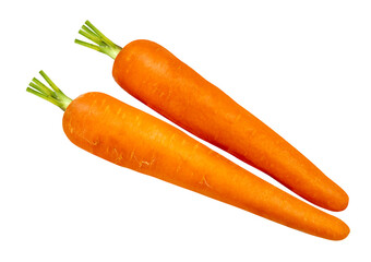 Carrot on white background, Fresh Carrot on white with PNG File.