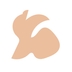 Pastel Abstract Shape Blob Decor