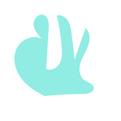 Obraz premium Pastel Abstract Shape Blob Decor