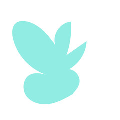 Pastel Abstract Shape Blob Decor