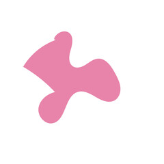 Pastel Abstract Shape Blob Decor
