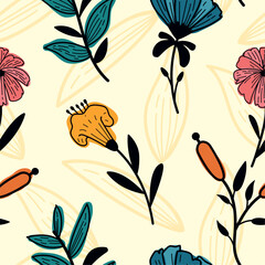 flowers garden pattern