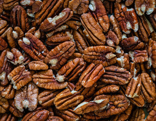 Pekannüsse Samenkerne