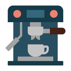 coffee machine flat icon