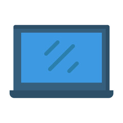 Laptop flat icon