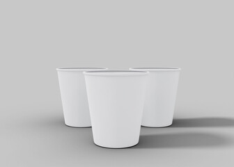 Take away paper coffee cup mockup	
