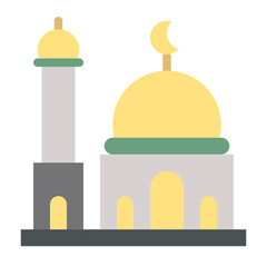 mosque flat icon