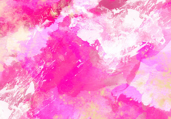 Abstract watercolor background pink magenta purple texture