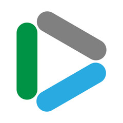 Triangle logo icon design