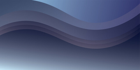 abstract background of dark blue gradation with wave lines