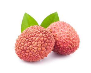 Lychee fruits closeup