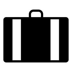 suitcase solid icon