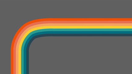 retie curve page element abstract colorful background