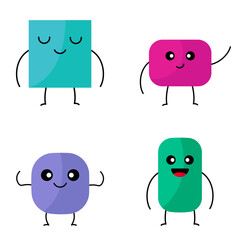 Simple cute character design