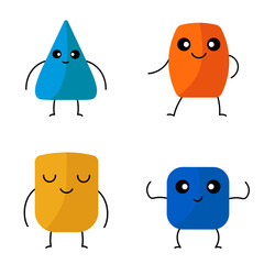 Simple cute character design