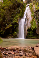 Fototapeta premium Chuveje waterfall in Querétaro, Mexico