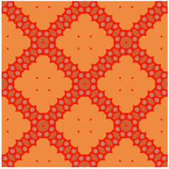 Vector geometric ornament in ethnic style. Seamless pattern with  abstract shapes, repeat tiles. Vintage retro texture.Repeating pattern for decor, fabric,textile and fabric.