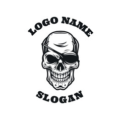 The Skull Graphic Logo Design
