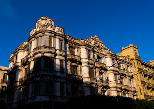 Old french colonial building, North Africa, Oran, Algeria