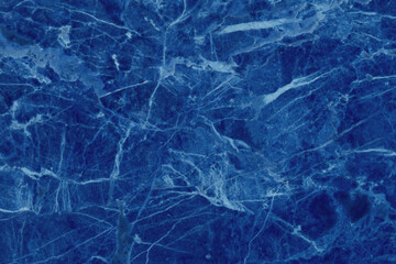 Dark blue background marble wall texture for design art work, seamless pattern of tile stone with bright and luxury.