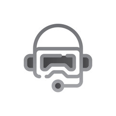 vr two tone gradient icon