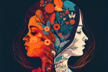 Moments of stillness and Healing Reflections, Generative AI