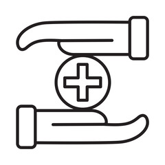 Obraz premium HEALTH CARE design vector icon