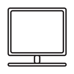 SMART TV design vector icon
