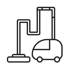VACUM CLEANER design vector icon