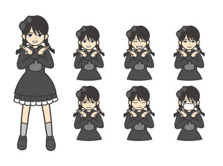 ゴスロリ バッテン 01