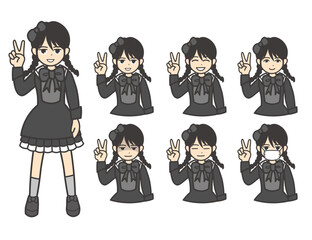 ゴスロリ ピース 01