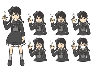 ゴスロリ ワンポイント 01