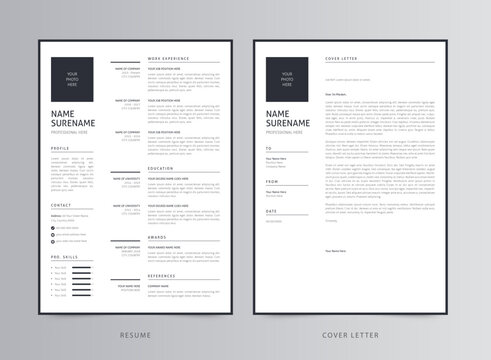 Resume Template, Professional Modern Resume Template, CV Template