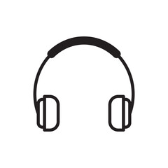 Headphones icon vector design templates