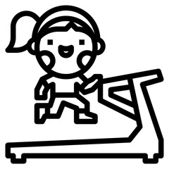 treadmill icon