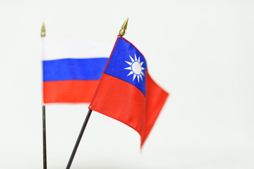 A national flag with a symbol of the country