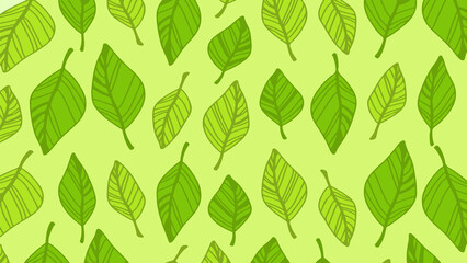 Fallen leaves background