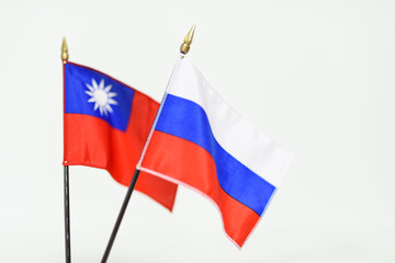 A national flag with a symbol of the country