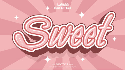 International Women`s Day Editable text effect template