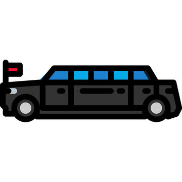 recommend clip art: limousine icon