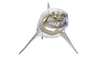 Fototapeta premium 3D rendered illustration of a shark's skeletal system