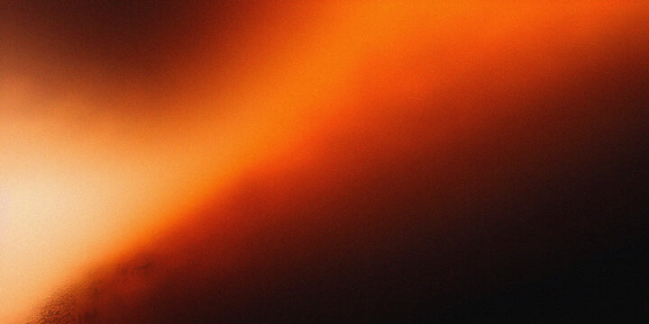 Abstract background with beautiful orange gradient, wide wallpaper for webdesign and ad banners