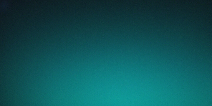 Abstract dark background with beautiful smooth blue and cyan gradient, wide wallpaper for web design and ad banners
