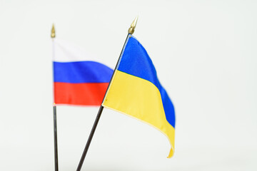 A national flag with a symbol of the country