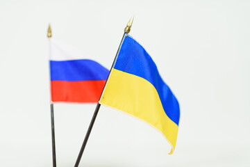 A national flag with a symbol of the country