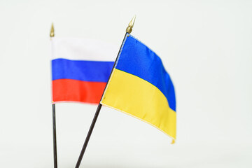 A national flag with a symbol of the country