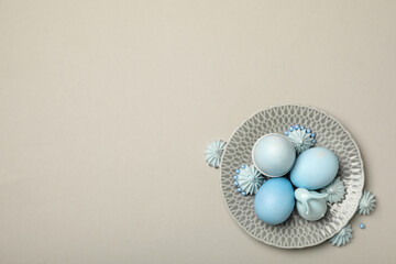 Concept of Easter, spring holy holiday concept, space for text