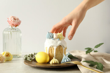 Concept of Easter, spring holy holiday concept