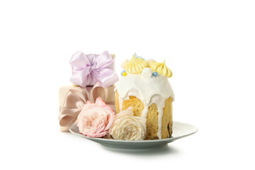 Concept of Easter, isolated on white background